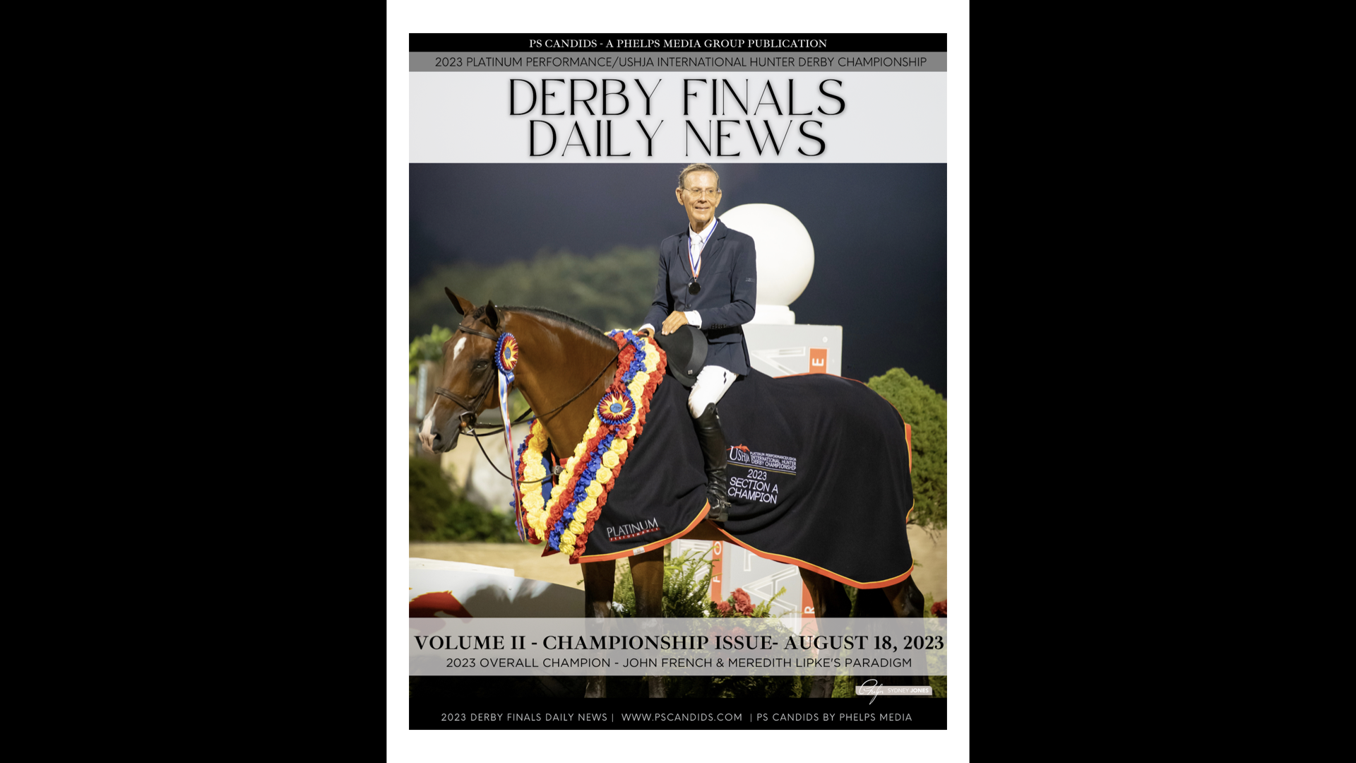 DERBY FINALS DAILY NEWS CHAMPIONSHIP ISSUE - VOLUME II - 2023 PLATINUM ...