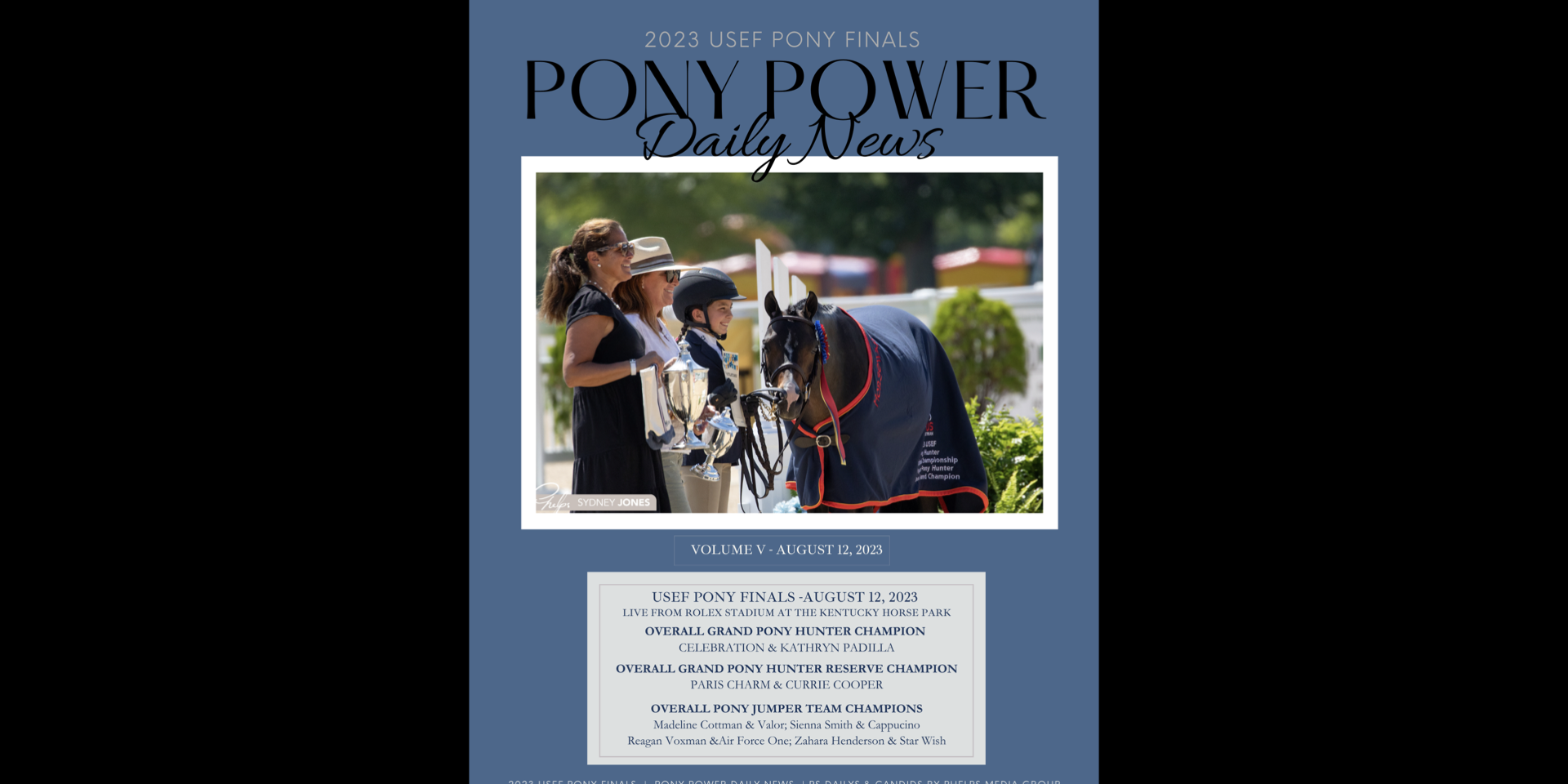 VOLUME V FEATURE PHOTO USEF PONY FINALS.001