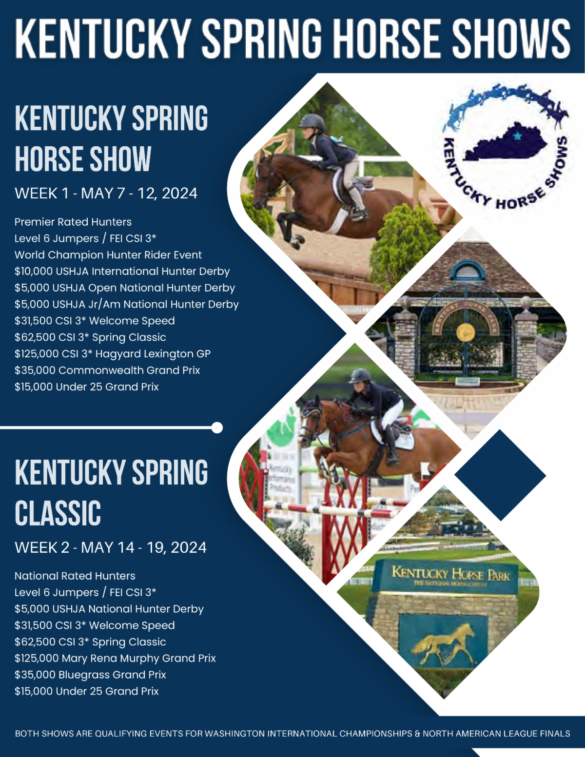 Prize List for 2024 Kentucky Spring Horse Shows Now Available Online ...